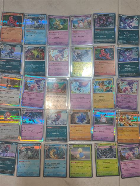 Pokemon Cards TCG Paldea Evolved Holo Rares Reverse Holo Rares