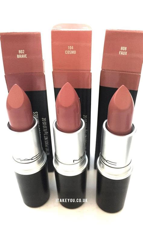 Brave Vs Cosmo Vs Faux Mac Lipstick Mac Lipstick Shades Mac Lipstick