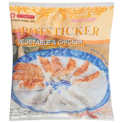 O Tasty Potsticker Vegetable Chicken Precooked 2 Lb Delivery Or