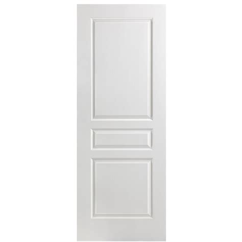 Reliabilt Slab Doors 30 In X 80 In 3 Panel Square Hollow Core Primed Molded Composite Slab Door