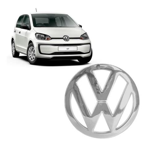 Emblema Dianteiro Parachoque Volkswagen Up Simbolo Cromado Grade Up