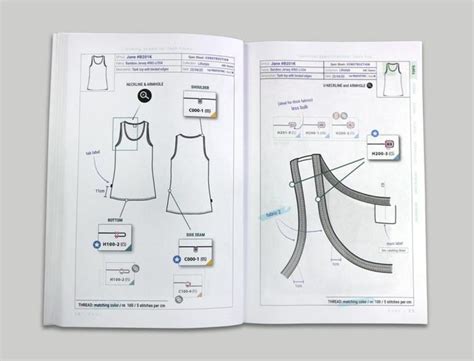 Book Sewing Seams For Tech Packs ABC Seams Carta De Colores