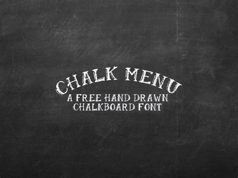 Chalkboard Free Font - Freebie Supply