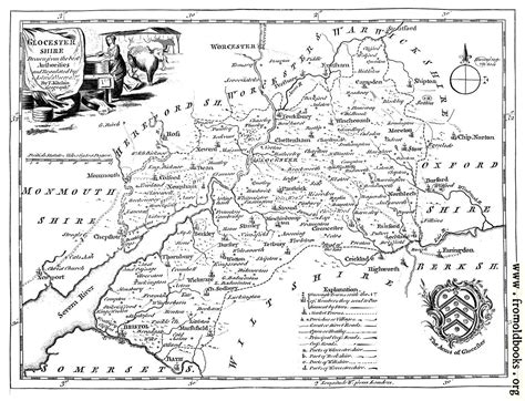 FOBO - Eighteenth-Century Map of Gloucestershire