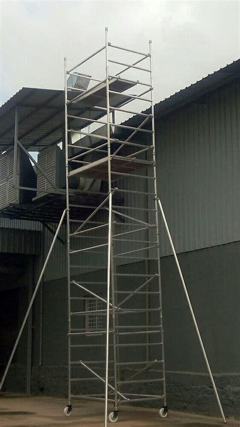 Hot Dipped Galvanized 10 Feet Aluminium Scaffold Towers At Rs 13000