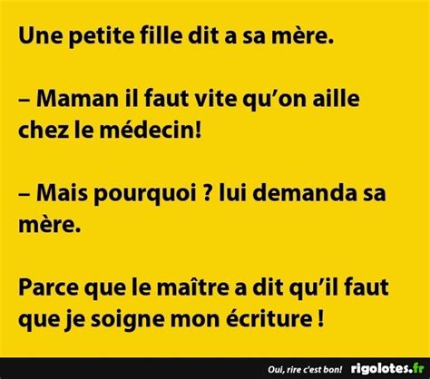 Une petite fille dit a sa mère Blagues et les meilleures images drôles