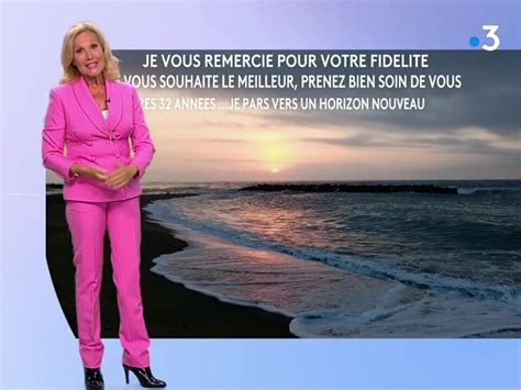 Fabienne Amiach Quitte France 3 La Présentatrice Météo Télé Star