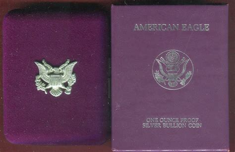 Usa Dollar Silberm Nze P Silver Eagle Eine Unze Proof With