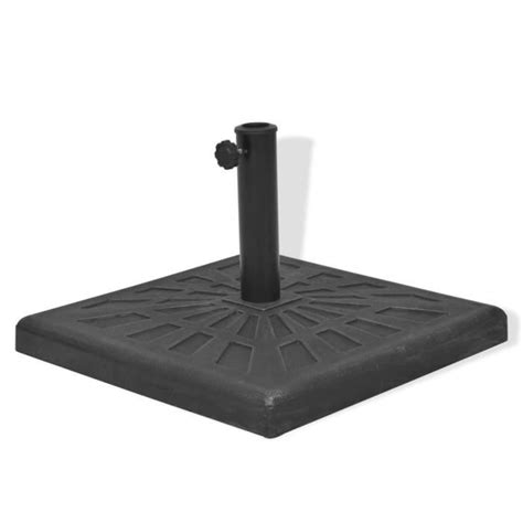 Atyhao Base Carr E De Parasol R Sine Noir Kg Cdiscount Jardin