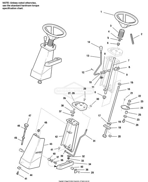 Simplicity 1693038 Coronet 14HP Hydro Parts Diagram For Front Column