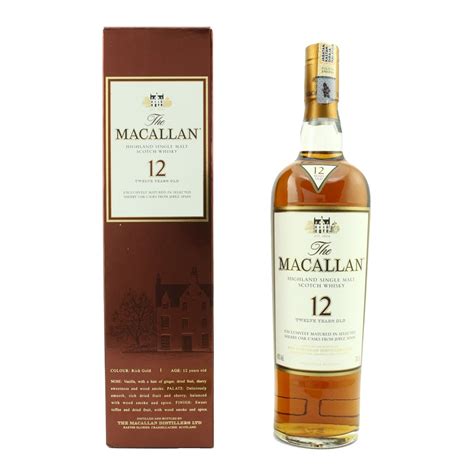 THE MACALLAN 12 Year Old Sherry Oak Whisky My