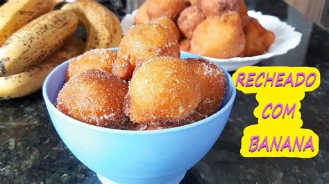 RECEITA SIMPLES BOLINHO DE CHUVA BANANA SUPER FÁCIL RÁPIDO E