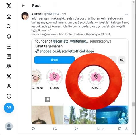 Warganet Ungkap Highlight Story Soal Israel Di IG Felicya Angelista