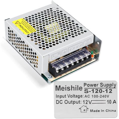 DC 12V 10A 120W Alimentatore switching 110 V/220 V AC-DC 12 Volt 10 Amp ...