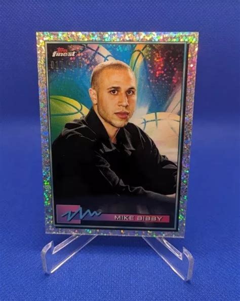 Mike Bibby Topps Finest Speckle Refractor Sacramento