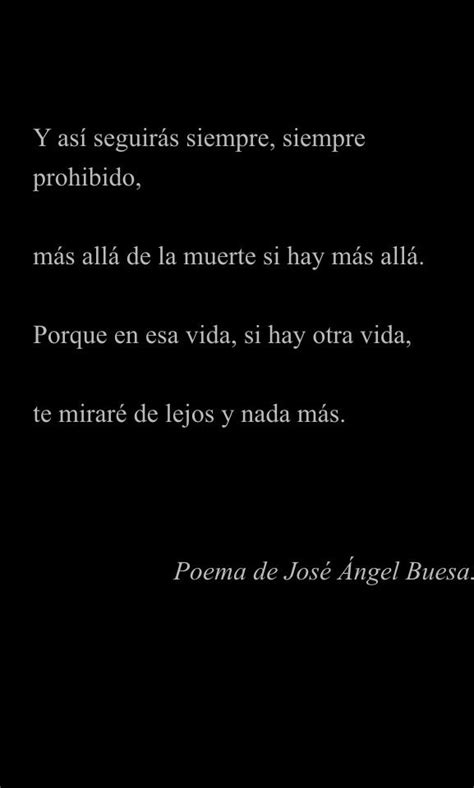 Poema De Jos Ngel Buesa Escritos Frases Jose Angel Buesa Poemas