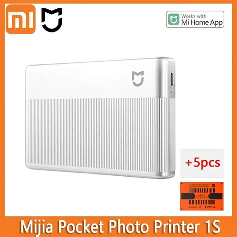 Xiaomi Impresora Fotogr Fica De Bolsillo S Inal Mbrica Bluetooth