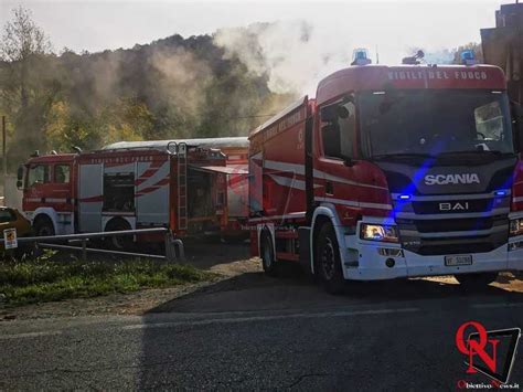 San Colombano Belmonte Incendio In Una Falegnameria Di Via Del Colle