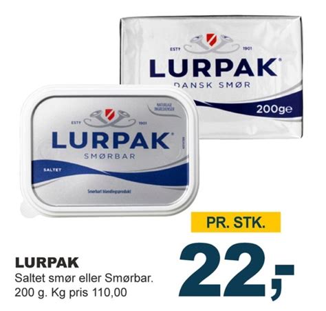 Lurpak Sm R Saltet Tilbud Hos Let K B