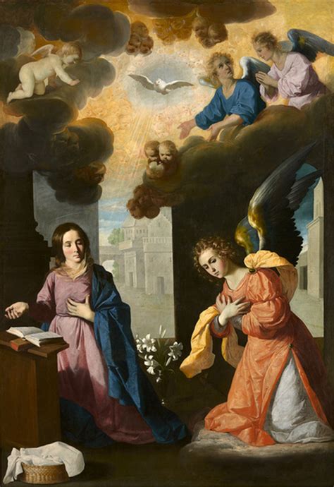 File La Anunciaci N Por Francisco De Zurbar N Wikimedia Commons