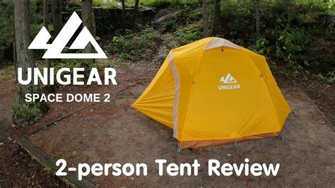 Unigear Space Dome 2 Tent Setup And Review Youtube