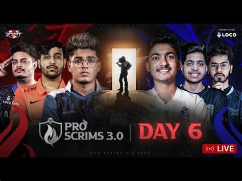 Upthrust ESports Pro Scrims 3 0 Day 6 Ft Godlike Soul Xspark Tsm