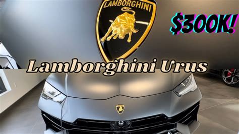 2023 Lamborghini Urus Matte Black In Depth Walk Around YouTube