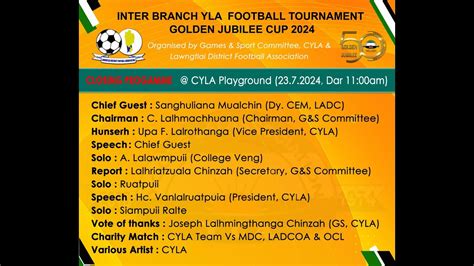 Bualpui Ng West Ii Vrs Lawngtlai Vengpui Inter Branch Yla Golden