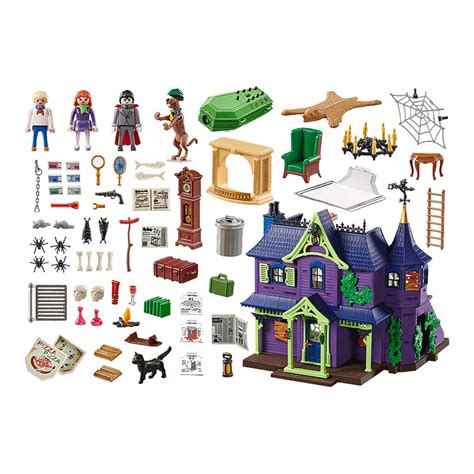 Playmobil Scooby Doo Adventure In The Mystery Mansion Playset