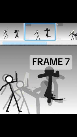 How To Animate Double Kick On Stick Nodes Tutorial Frame By Frame