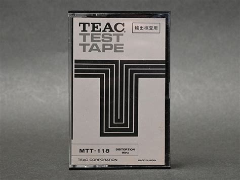 希少！ Teac（ティアック）テストテープ カセットテープ Test Tape Mtt 118 Distortion 1khz品牌价格