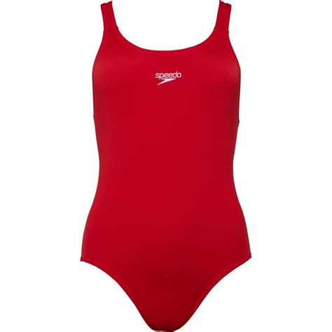 Buy Speedo Womens Endurance Medalist Swimsuit Red