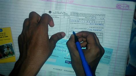 How To Fill Up And Deposit Cheque In A Bankac Payee Deposit Cheque