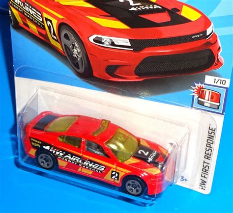 Hot Wheels 2024 HW First Response Series 7 15 Dodge Charger SRT Red HW