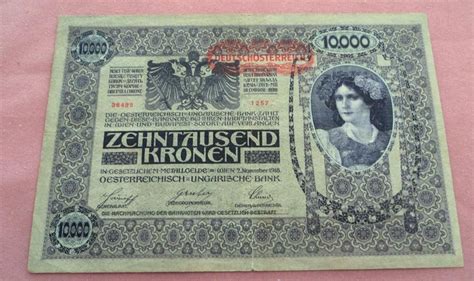 Österreich 10 000 Kronen 1918 SS Kaufen auf Ricardo