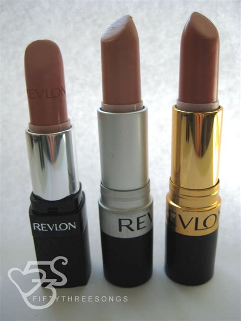 Revlon Nude Lipsticks Soft Nude Nude Attitude Just Enough Buff