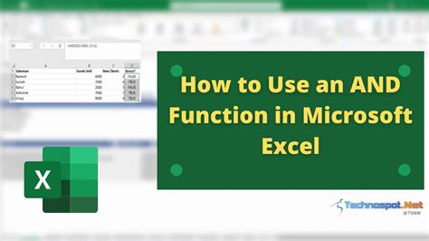 How To Use An And Function In Microsoft Excel Benefits And Examples