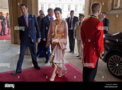 Princess Lalla Meryem Of Morocco Guests Are Greeted Inside Grand