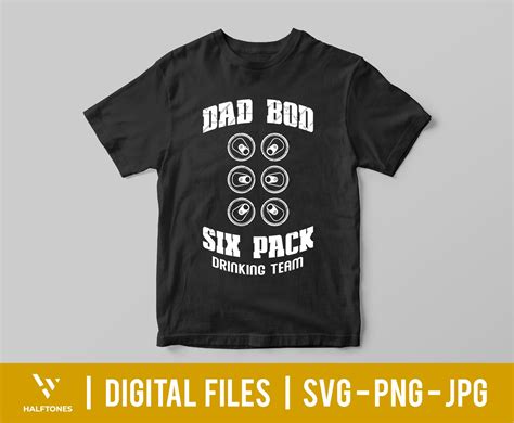 Dad Bod Six Pack Drinking Team Svg Working On My Six Pack Etsy