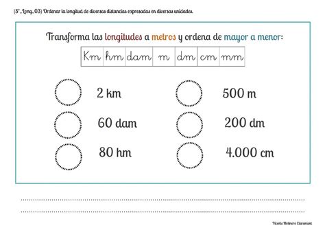 📚 Unidades De Longitud 📚 6º Educación Primaria