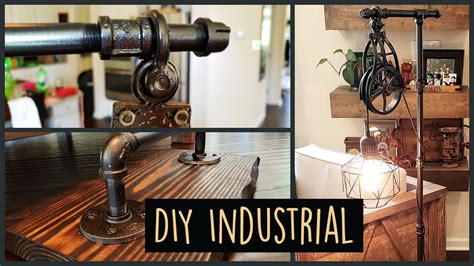 The Easiest Diy Industrial Steampunk Pipe Lamp Youtube