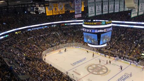 Boston Bruins Fans Sing Bon Jovi At Td Garden During Bruinsmaple Leafs