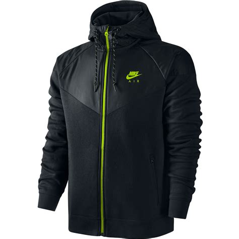 Nike Fleece Windrunner Hybrid Herren Kapuzenjacke Blackvolt Fun