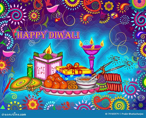 Decorated Thali With Rakhi For Raksha Bandhan Cartoon Vector