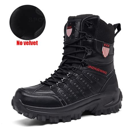 Winter Military Boots Men S Special Forces High Top Leather