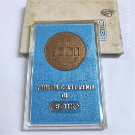 Seiko 1971 6th Seap Games Medal UNC Hobbies Toys Collectibles