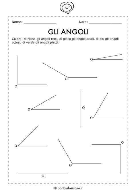 Schede Didattiche Geometria Portalebambini It