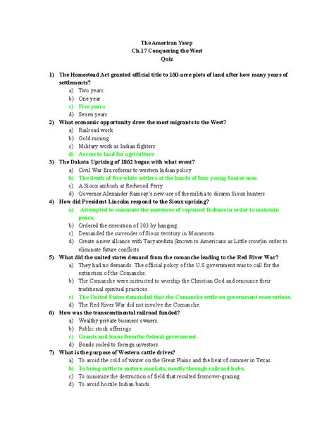 34 American Yawp Chapter 1 Quiz Answers AngelineBarrie