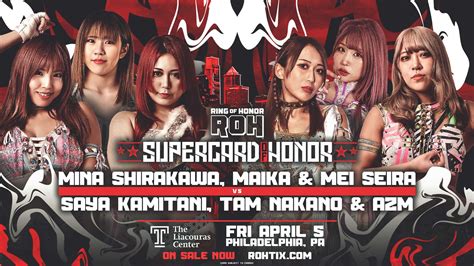 STARDOM Trios Match And ROH TV Title Defense Set For Supercard Of Honor