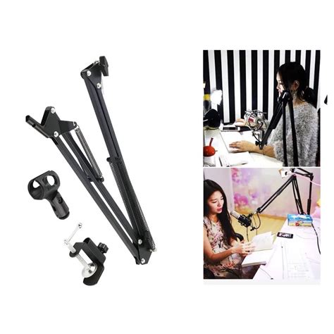 Bra O Suporte Pedestal De Mesa Articulado Para Microfones Shopee Brasil